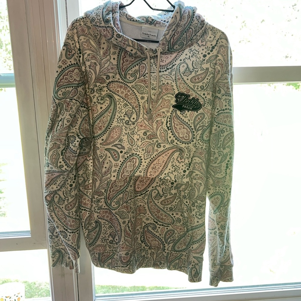 XL Teddy Fresh Paisley Pullover Hoodie